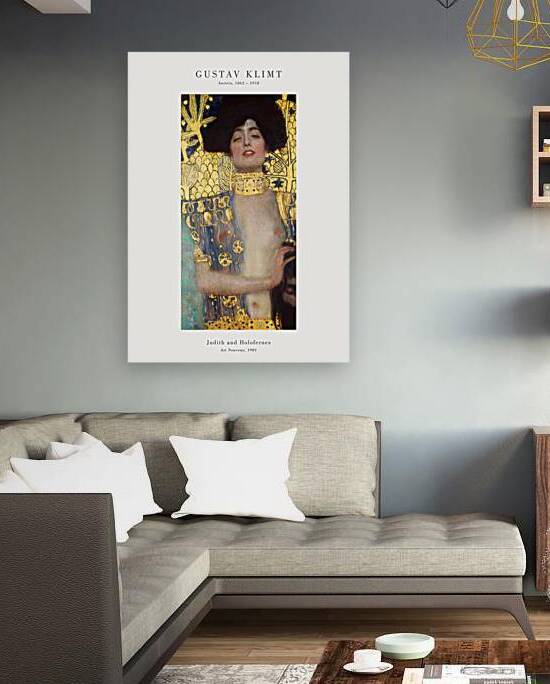 Gustav Klimt - Judith and Holofernes by Oldmasters