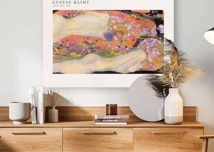 Gustav Klimt - Water Serpents II by Oldmasters