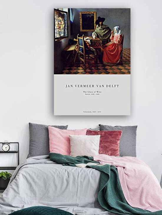 Vermeer - The Glass of Wine by Oldmasters