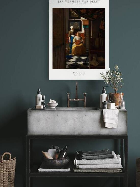 Vermeer - The Love Letter by Oldmasters