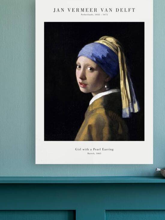 Vermeer - Girl with Pearl Earring by Oldmasters
