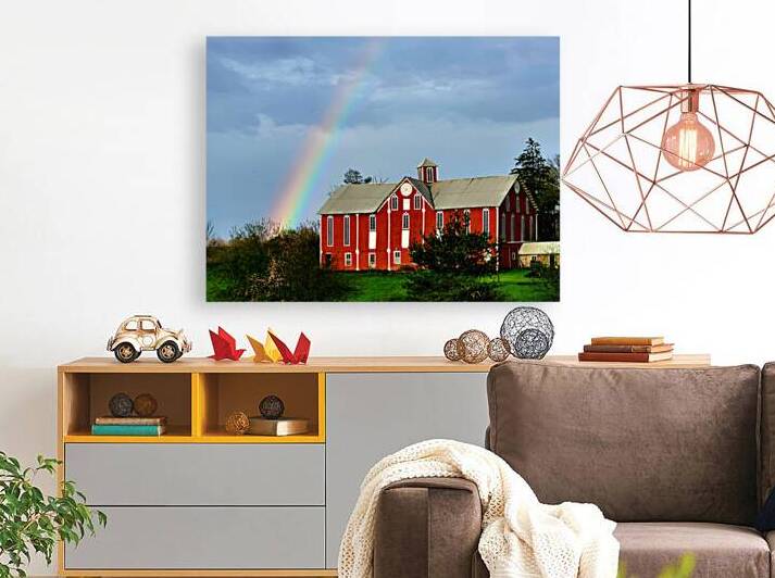 Rainbow & Barn by Earthshine Emporium