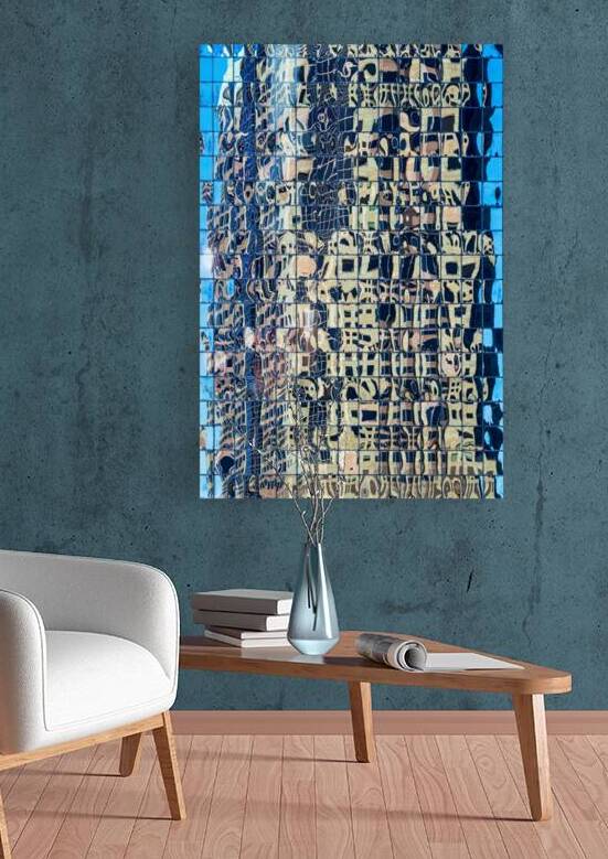 Complex reflections of a modern skyscraper in St Louis  by Steve Heap