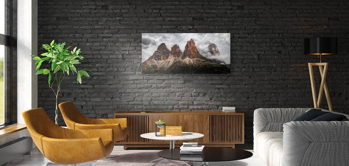 Italian Dolomite Mountains Sella Pass Alps by Norma Brandsberg Photography