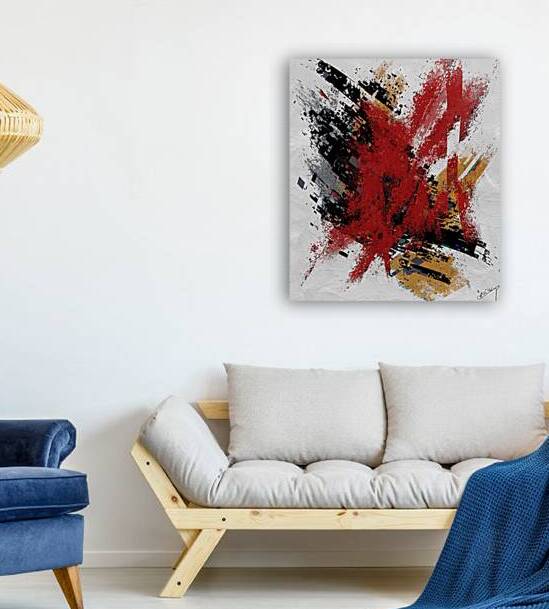 Chaotic Pixel Symphony - Abstract Art Print by Corina Ioana
