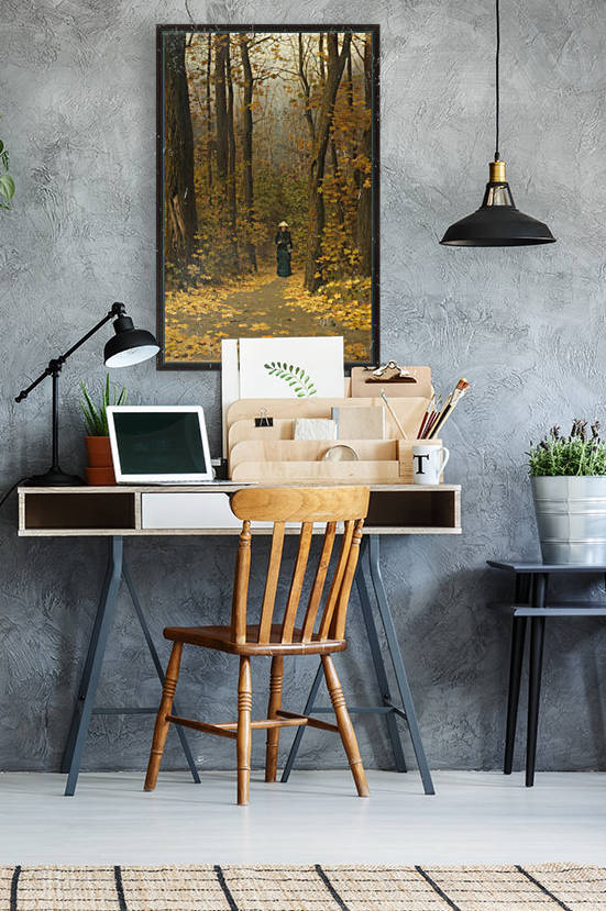 A walk through the forrest by Vasily Dmitrievich Polenov