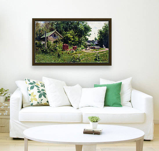 A Russian yard by Vasily Dmitrievich Polenov