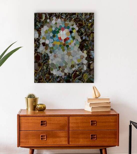 Marble Colorburst Odyssey - Abstract Art Print by Corina Ioana