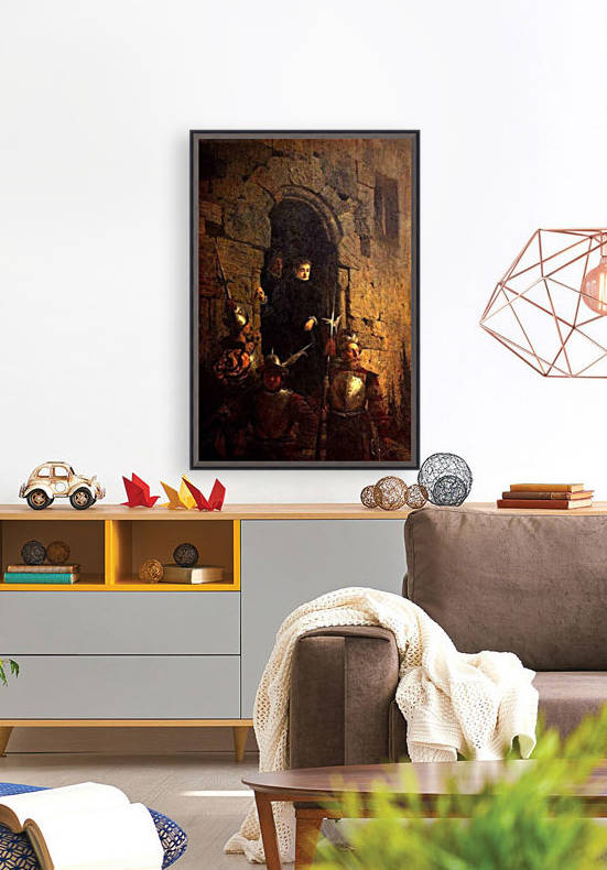 Clergy and the army by Vasily Dmitrievich Polenov