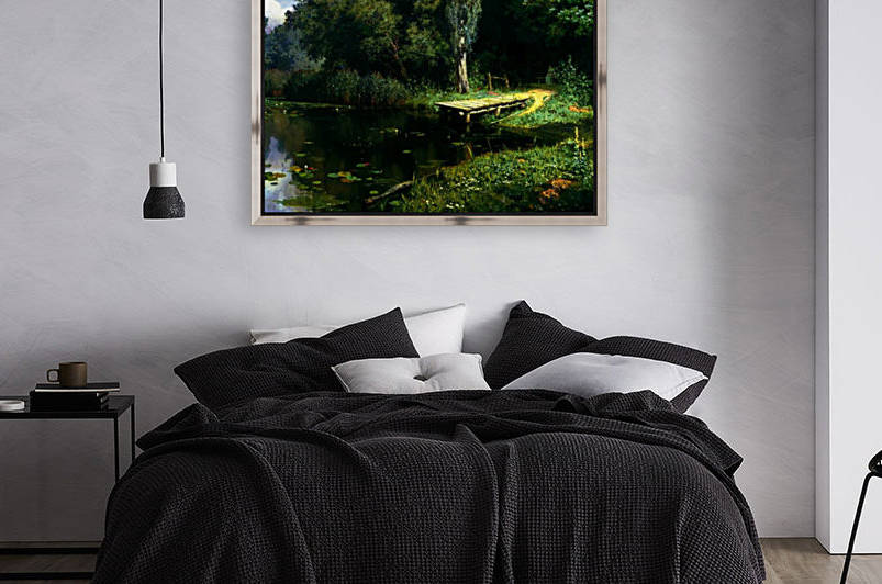 Overgrown pond by Vasily Dmitrievich Polenov