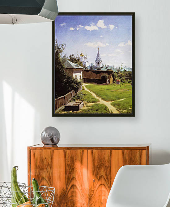 A courtyard in Moscow by Vasily Dmitrievich Polenov