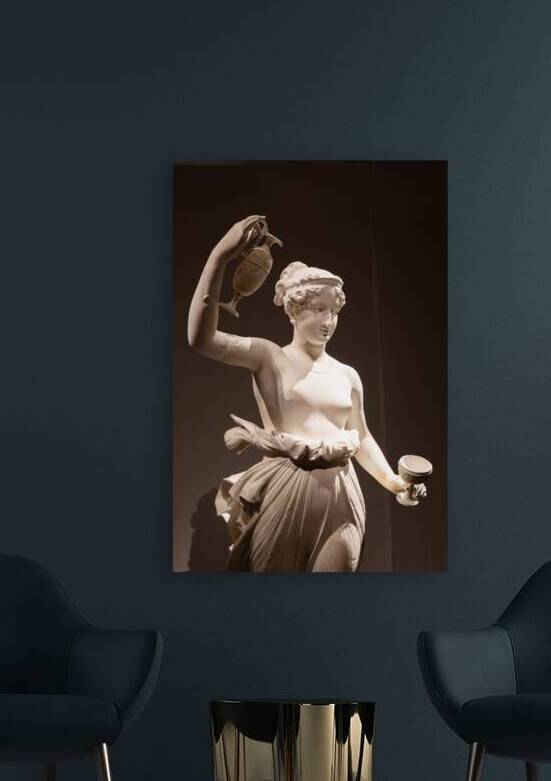 Statue of Hebe famous ancient sculpture by Antonio Canova 1796 by Paolo Modena