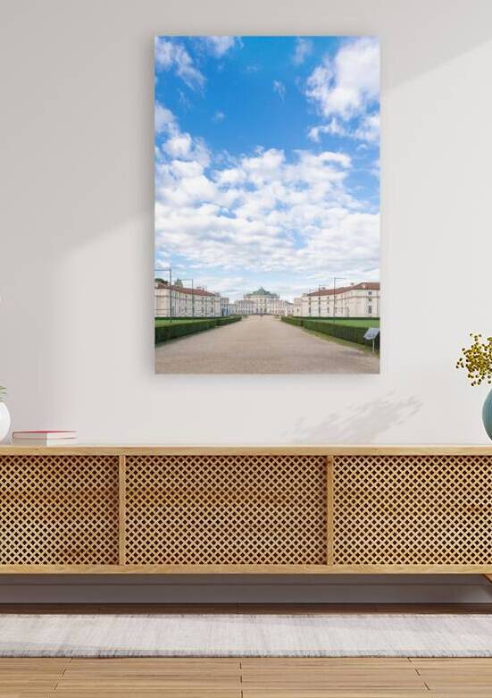 Turin Italy - Stupinigi Royal Palace. Luxury old baroque exteri by Paolo Modena