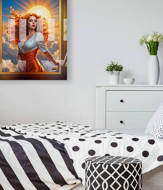 Sky Dancing In The Dawn Light Stunning Portrait AI Concept Art by Xzendor7 by xzendor7