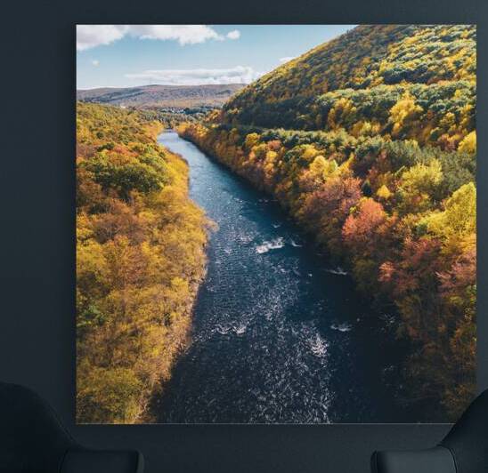 Autumn View Down the Lehigh Gorge by Jason Fink