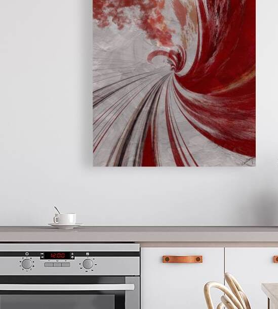 Passion’s Embrace - Abstract Sensual Art Print by Corina Ioana