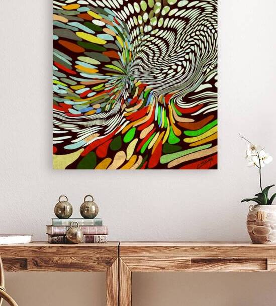 Vibrant Kaleidoscope - Abstract Art Print by Corina Ioana
