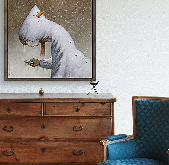 snowman by Pawel Kuczynski