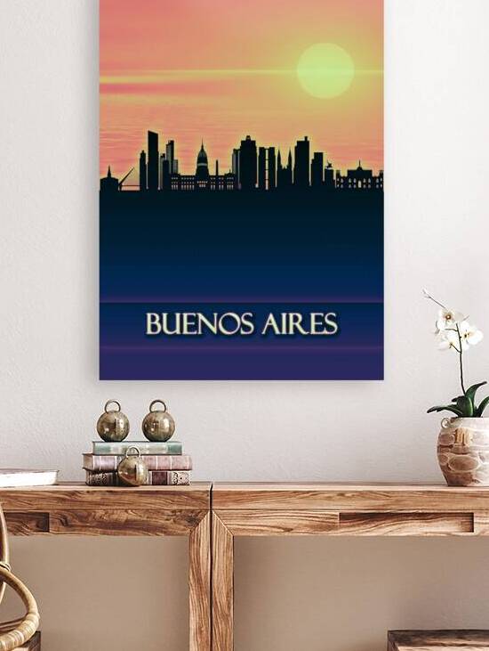 Buenos Aires City Skyline by Towseef Dar