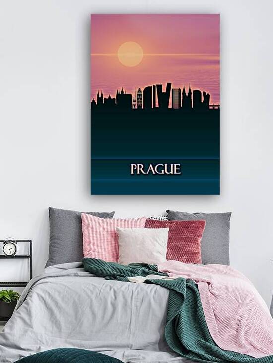 Prague City Skyline by Towseef Dar