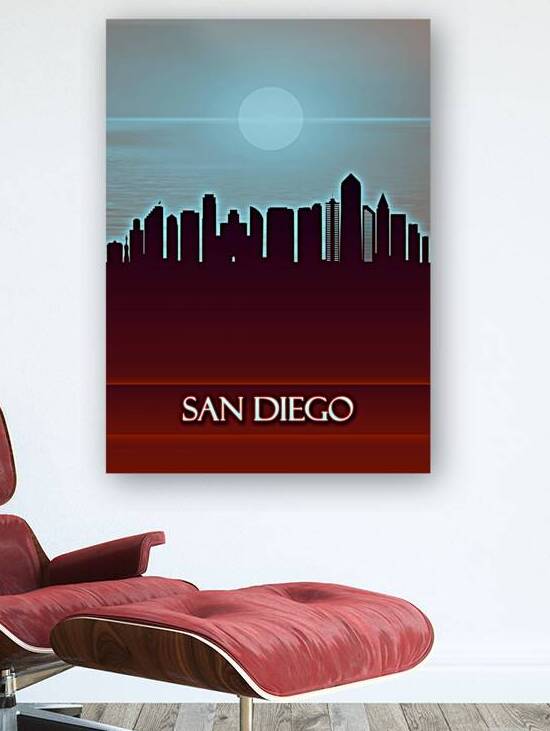 San Diego City Skyline by Towseef Dar