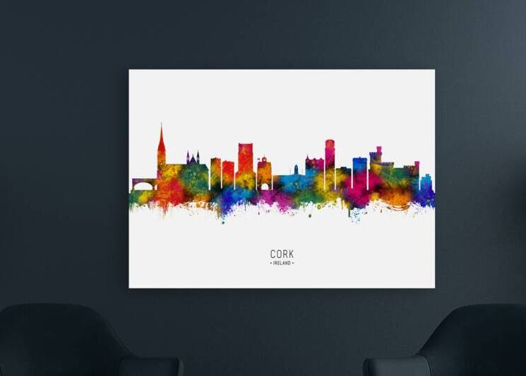 Cork Ireland Skyline by Towseef Dar