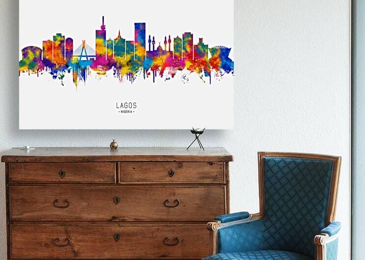 Lagos Nigeria Skyline by Towseef Dar