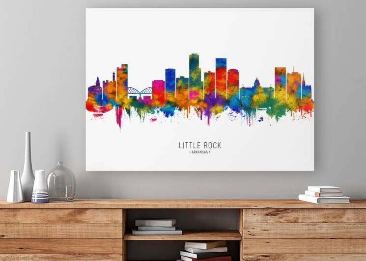Little Rock Skyline by Towseef Dar