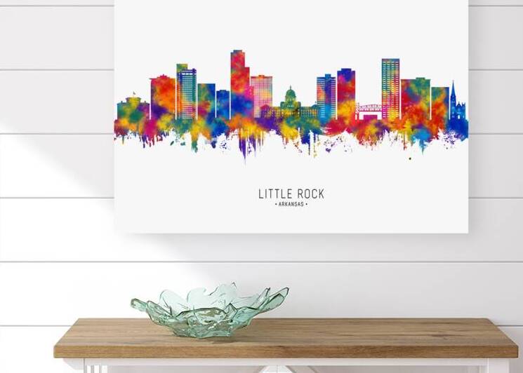 Little Rock Arkansas Skyline by Towseef Dar