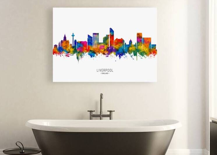 Liverpool England Skyline by Towseef Dar