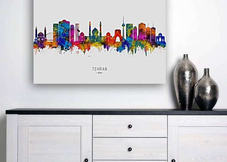 Tehran Iran Skyline by Towseef Dar