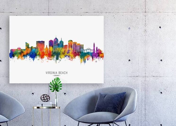 Virginia Beach Virginia Skyline by Towseef Dar