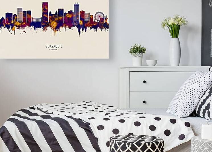 Guayaquil Ecuador Skyline by Towseef Dar