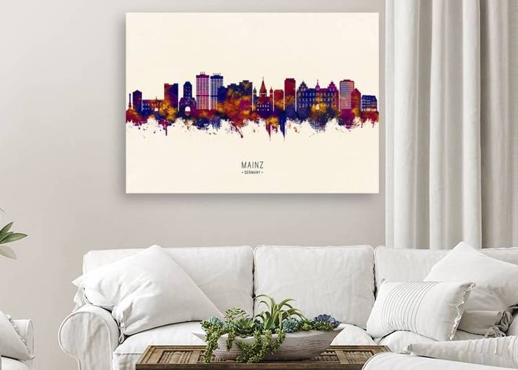 Mainz Germany Skyline by Towseef Dar