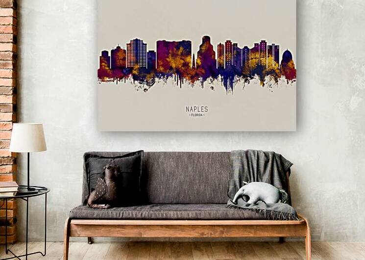 Naples USA Skyline by Towseef Dar