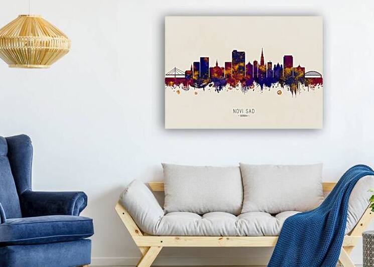 Novi Sad Serbia Skyline by Towseef Dar