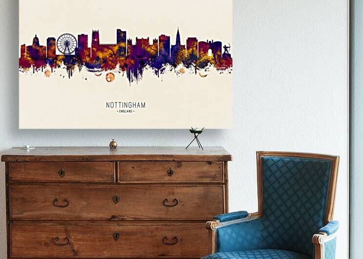 Nottingham England Skyline by Towseef Dar