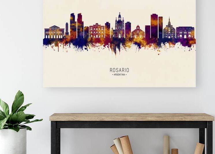 Rosario Argentina Skyline by Towseef Dar