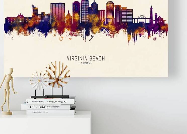 Virginia Beach Virginia Skyline by Towseef Dar