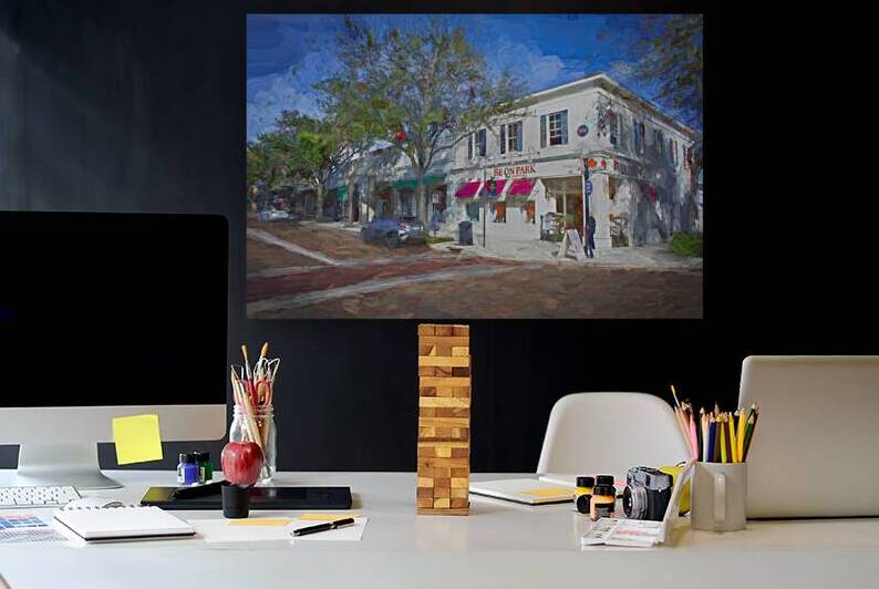 Park Ave Winter Park Florida X 4 by Rich Franco