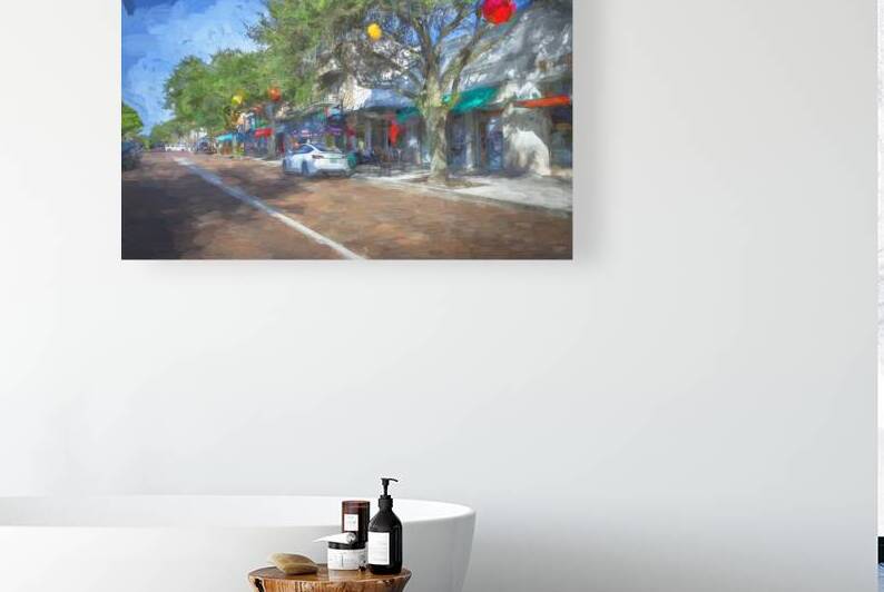 Park Ave Winter Park Florida X 12 by Rich Franco