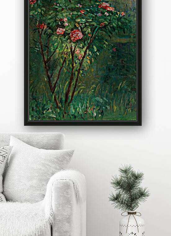 Gustave Caillebotte   Le rosier fleuri 1884 by TOPARTGALLERY