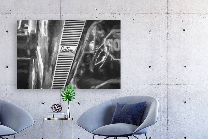 1966 Dark Green  Chevrolet Custom C10 Pick Up Truck X 1 by Rich Franco