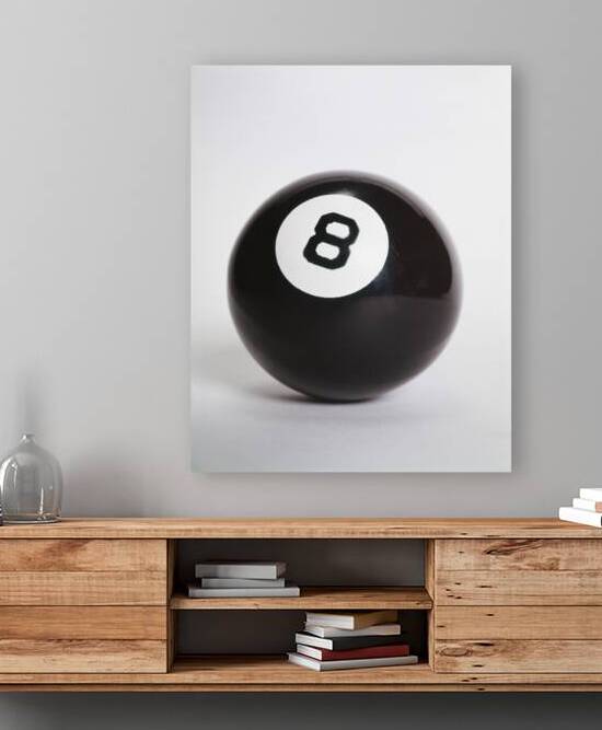 1970s POOL BILLIARD BALL EIGHT BALL 192753 by Panoramic Images