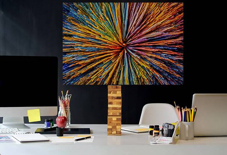 Abstract chromatic explosion - GIA-2310-1115-OIL by JordiCarrio