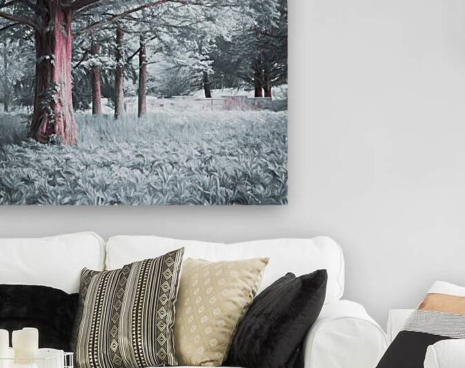 Painterly - Summer Trees Park Fields by Jason Fink