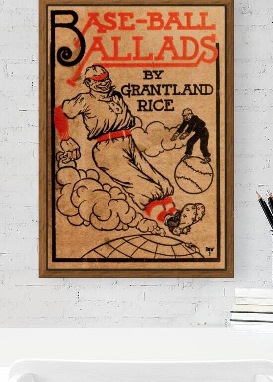 Baseball Ballads by Grantland Rice by Row One Brand
