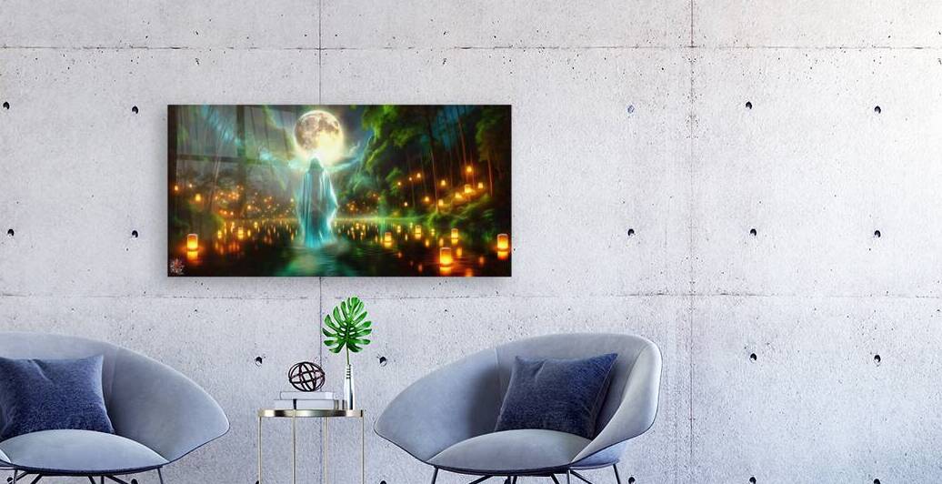 Wanderer on the Lake by ChrisHarrisArt