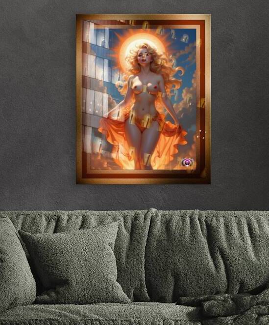 The Captivating Fiery Beauty Of Dawn Allegorical Portrait Stunning AI Concept Art by Xzendor7 by xzendor7