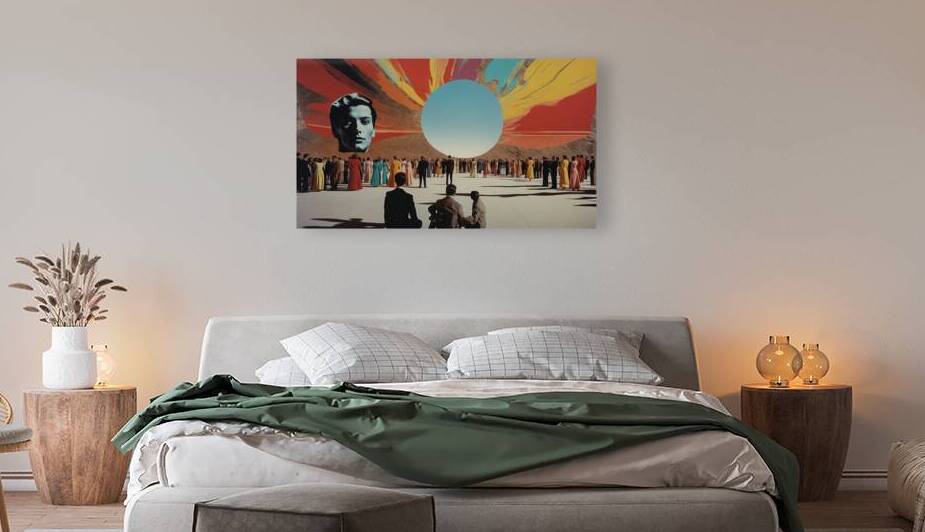 Surreal Celestial Gathering by Harmony